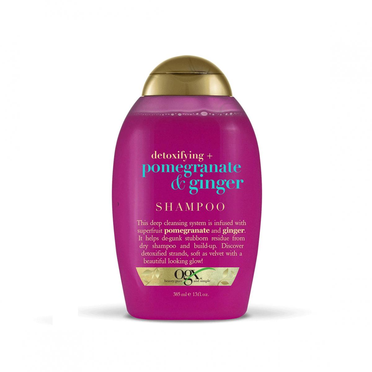 شامپو پاک کننده انار و زنجبیل Detoxifying - Detoxifying Pomegranate and Ginger Shampoo