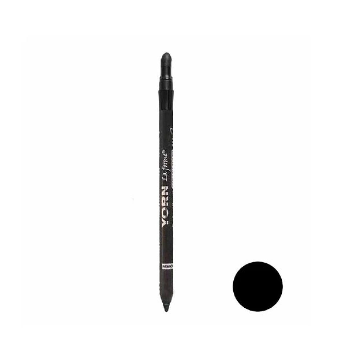 مداد چشم شمعی مدل Carbon Black پد دار - Carbon Black eye liner pencil
