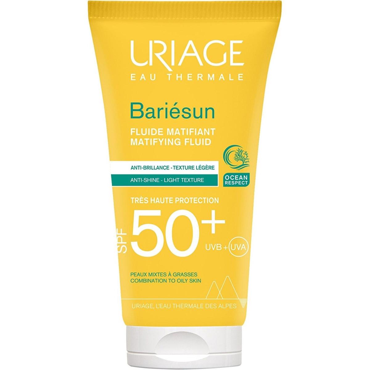 کرم ضد آفتاب فلویید مات بی رنگ +SPF50 مدل بریسان  - Uriage Bariesun Cream SPF 50