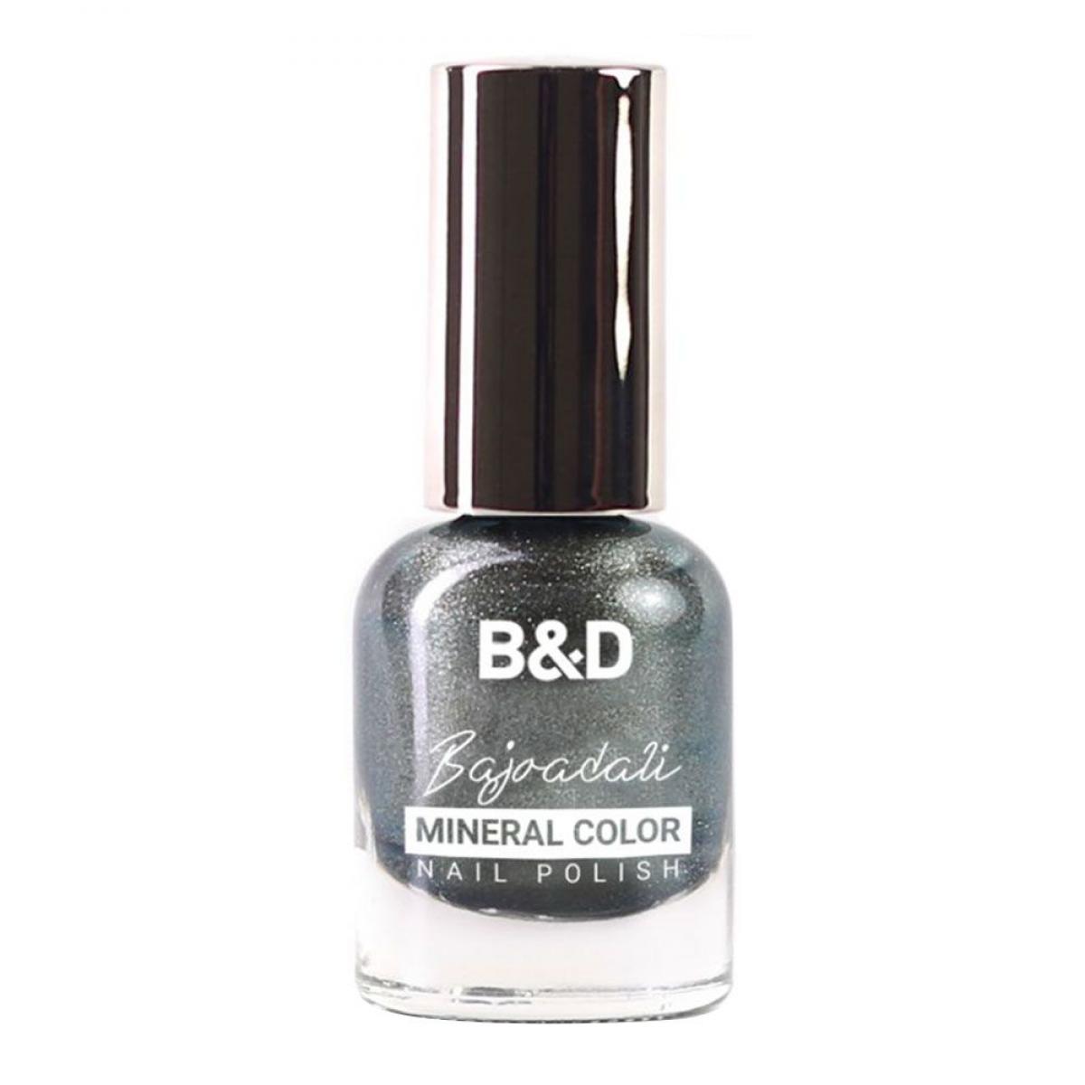 لاک متالیک - B&D Mineral Color Metallic Nail polish