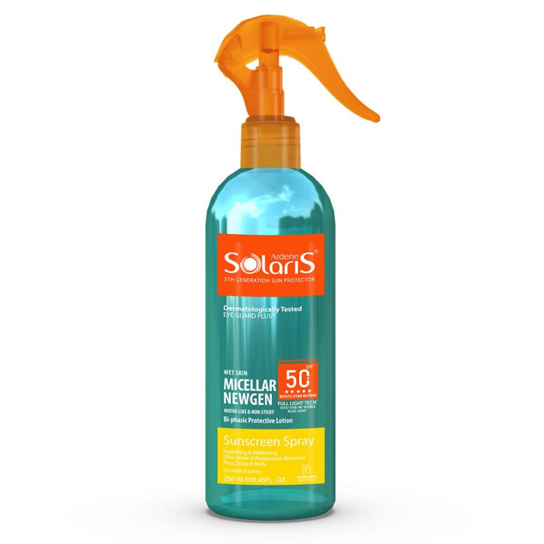 اسپری ضد آفتاب دوفاز میسلار نیوژن +SPF 50 آردن