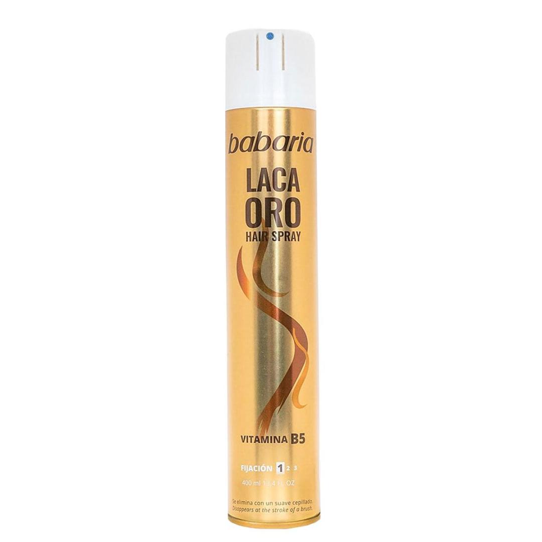 اسپری حالت دهنده مو ویتامین B5 مدل Laca Oro باباریا