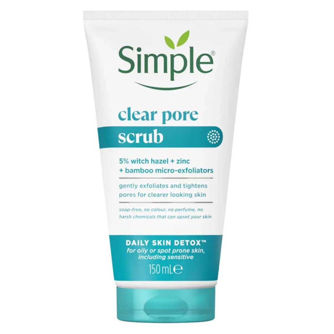 اسکراب پوست چرب مدل Clear Pore سیمپل