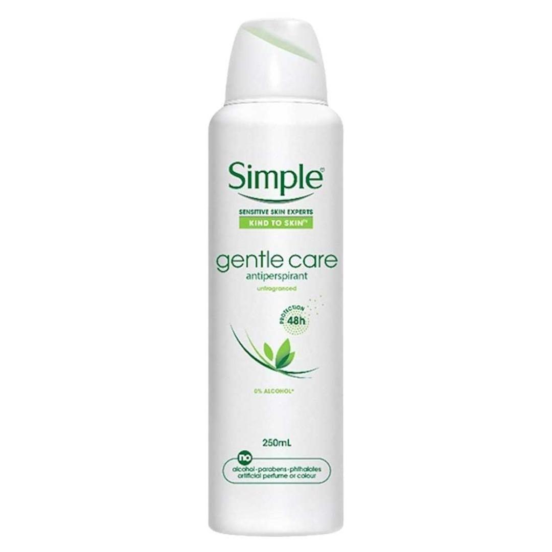 اسپری ضد تعريق بدون بو مدل Gentle Care سیمپل
