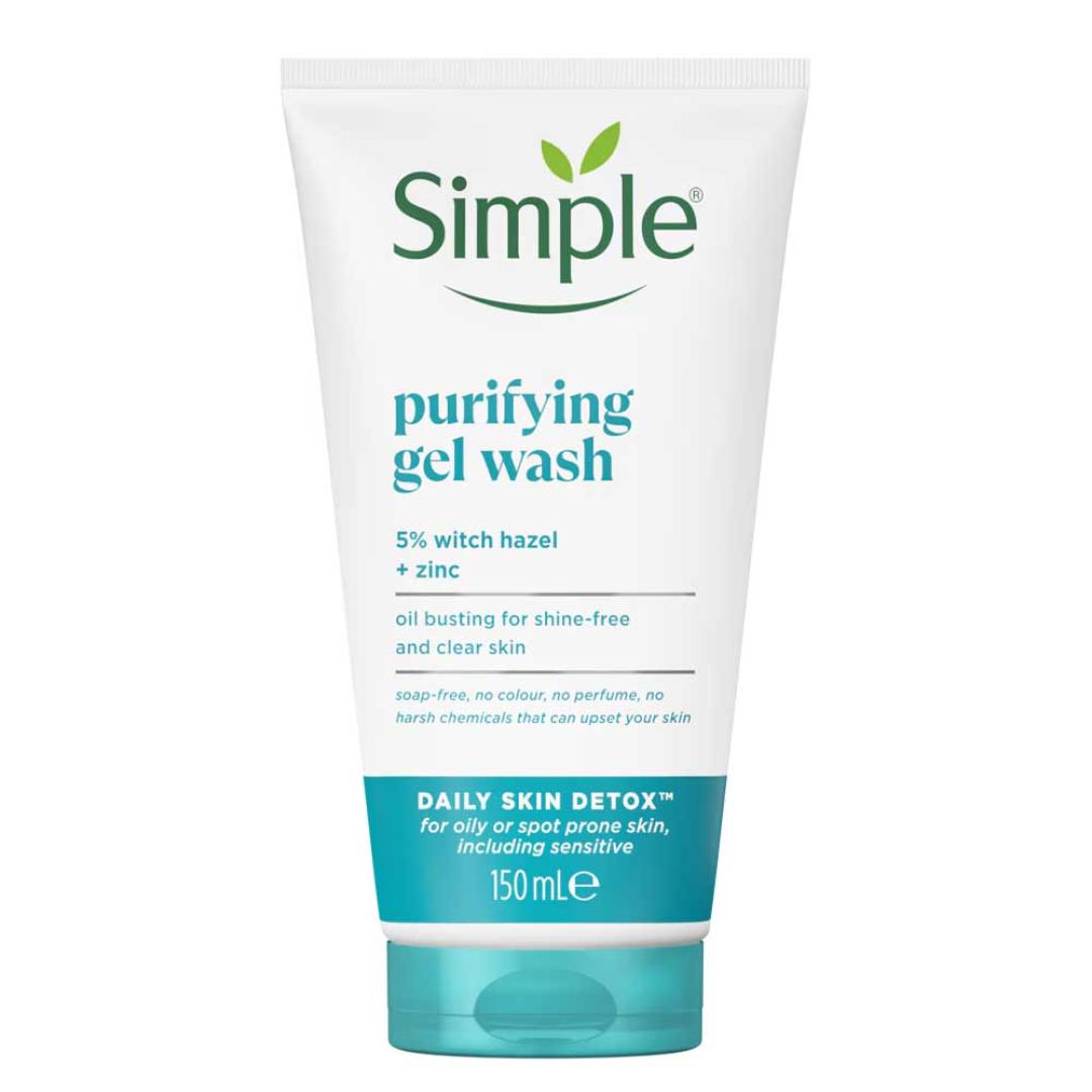 ژل شستشوی صورت مدل Purifying پوست چرب و مختلط سیمپل